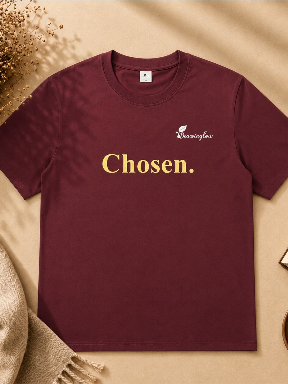 ✨ Chosen Christian T-Shirt | Faith-Based Inspirational Tee | Beauviaglow ✨